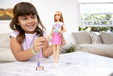 Barbie Babysitters Inc. Doll, Blonde with Phone and Baby Bottle, for 3 to 7 Year Olds