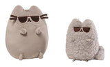 GUND Pusheen and Stormy Sunglasses Plush Stuffed Animals, Collector Set of 2, Gray