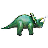 Jet Creations 43 inch Triceratops Inflatable Air Stuffed Plush Dinosaur, Durable Self Standing, one of the best toys, party decorations and favors for kids and adults, 6 years and up, DI-TRI4