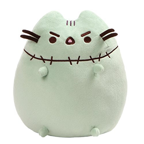 GUND Pusheen Zombie Halloween Cat Plush Stuffed Animal, Green, 9.5"