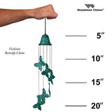 Woodstock Chimes CBC The Original Guaranteed Musically Tuned Chime Habitats-Butterfly, Verdigris