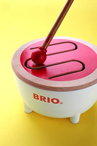 BRIO World - 30181 Musical Drum | Fun Baby Toy for Kids Ages 18 Months and Up