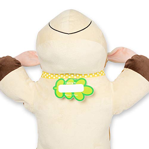 Melissa & Doug Cuddle Giraffe Jumbo Plush Stuffed Animal with Activity Card