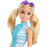 Barbie Fashionistas Doll #158 with Blonde Hair with Malibu Dress and Leggings, Toy for Kids 3 to 8 Years Old