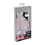 Barbie Fashions Complete Look Silver Opalescent Hi Low Gown Set