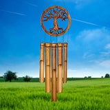 Woodstock Chimes CTOL Original Guaranteed Musically Tuned Chime Asli Arts Collection, Tree of Life Bamboo