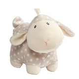 Baby GUND Roly Polys Lamb Polka-Dotted Stuffed Animal Plush, Taupe, 6