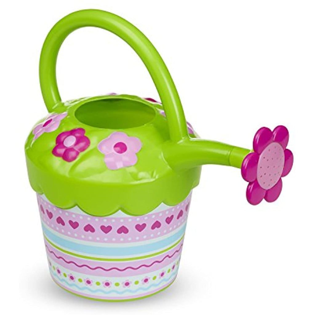 Melissa & Doug Pretty Petals Watering Can Toy: Sunny Patch Outdoor Play Series & 1 Scratch Art Mini-Pad Bundle (06724)