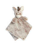 ebba Dwee Donkey Lil Luvster Blanket with Rattle Plush, 13"