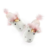 GUND Unicorn Stuffed Animal Plush Slippers, White, One Size