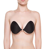 NuBra Super Padded Adhesive Bra #S900, Black, Cup AA