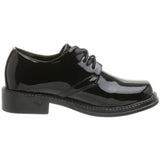 Dr. Tuxedo by Touch Ups Bret Dress Oxford (Toddler/Little Kid/Big Kid),Black Patent,2 M US Little Kid
