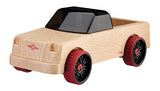 Automoblox Collectible Wood Toy Cars and Trucks—Mini T15L Grizzly Pickup (Compatible with other Mini and Micro Series Vehicles), Red
