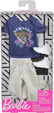 Barbie Clothes: 1 Outfit for Ken Doll Includes New York T-Shirt, Jogger Pants and Shoes, Gift for 3 to 8 Year Olds