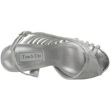 Touch Ups Women's Theresa Silver Metallic D'Orsay 8.5 M