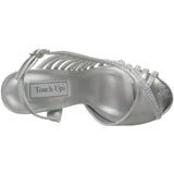 Touch Ups Women's Theresa Silver Metallic D'Orsay 10 M