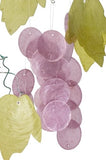 Woodstock Chimes C720 The Original Guaranteed Musically Tuned Chime Asli Arts Collection, 21-Inch, Capiz - Grapes
