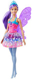 Barbie Dreamtopia Fairy Doll, 12-Inch, with Purple Hair and Wings, Gift for 3 to 7 Year Olds