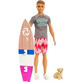 Barbie Dolphin Magic Ken Doll Puppy and Surfboard