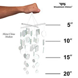 Woodstock Chimes C125 The Original Guaranteed Musically Tuned Chime Asli Arts Collection, Medium, Mirror