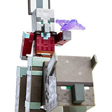 Minecraft 2-pack Ravager & Raider 3.25" scale Video Game Authentic Action Figure with Accessory and Craft-a-block