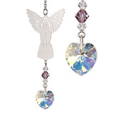 Woodstock Chimes BAJN Rainbow Makers Crystal Suncatcher, Birthstone Angel - June