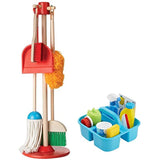Melissa & Doug Let’s Play House! Dust, Sweep, and Mop Set with Spray, Squirt, and Squeegee Set