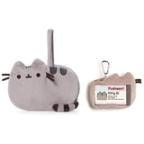 Enesco Gift GUND 8" Pusheen Wristlet Bundle Pusheen ID Case