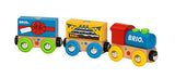 BRIO World - 33818 Birthday Train | 5 Piece Train Toy for Kids Ages 2 and Up