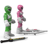 Fisher-Price Imaginext Power Rangers Green Ranger & Pink Ranger