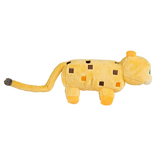 JINX Minecraft Ocelot Plush Stuffed Toy, Yellow, 14" Long