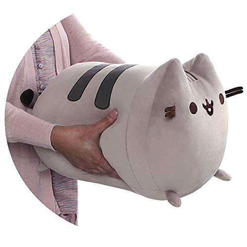 GUND Pusheen Squisheen Plush Stuffed Kitty Log, 11", Multicolor