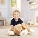 Melissa & Doug Cuddle Bunny Jumbo Plush Stuffed Animal with Activity Card