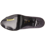 Dyeables Women's Tessa Synthetic Peep-Toe Pump,Black Shimmer,6 M US