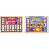 Melissa & Doug Stamp Set Bundle Happy Handles and Deluxe Happy Handles