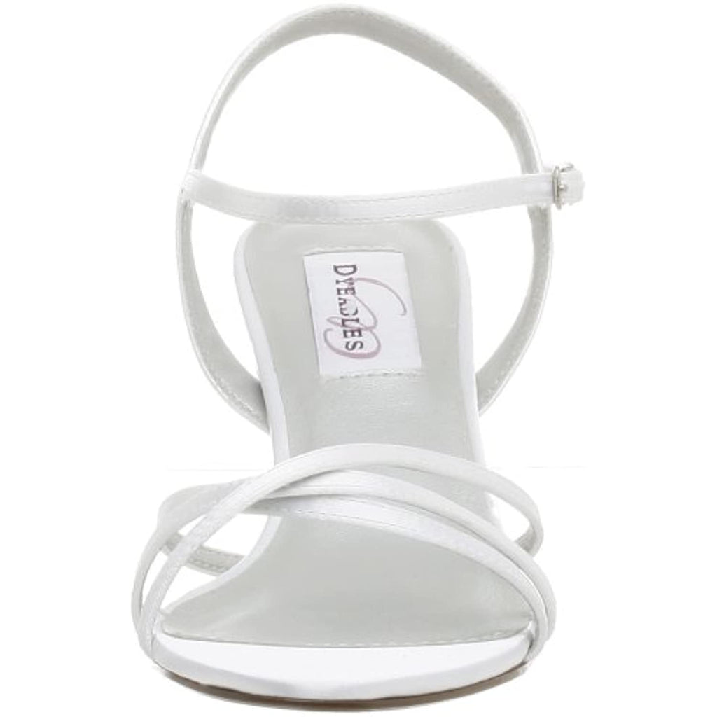 Dyeables Women's Flamingo Dyeable Sandal,White,4.5 M