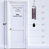 Woodstock Chimes BPLBU The Original Guaranteed Musically Tuned 44-Inch Bells of Paradise Wind Chime, Burgundy