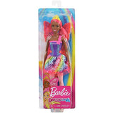 Barbie Dreamtopia Fairy Doll, 12-inch, with Pink Hair, Light Pink Legs & Wings, Gift for 3 to 7 Year Olds, Multi