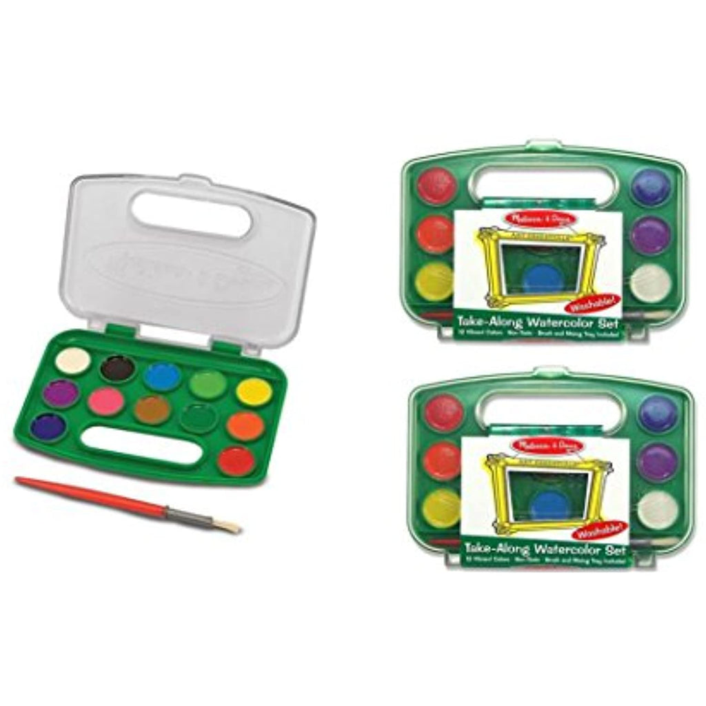 Melissa and Doug Watercolor Paint sets (Non-Toxic paint) x 2