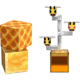 Minecraft Craft-A-Block Assortment Figures, Authentic Pixelated Video-Game Characters, Action Toy to Create, Explore and Survive, Collectible Gift for Fans Age 6 Years and Older