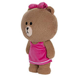 GUND LINE Friends Choco Standing Plush Stuffed Animal Bear, Brown, 14"
