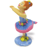 Melissa & Doug Ballerina Figurines: Decorate-Your-Own Kit + FREE Scratch Art Mini-Pad Bundle