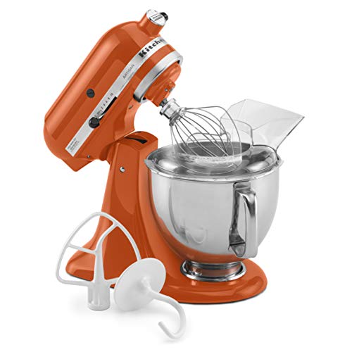 KitchenAid KSM150PSPN Artisan Series 5-Qt. Stand Mixer with Pouring Shield - Persimmon
