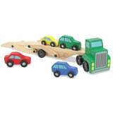 Melissa & Doug Wooden Car Carrier & 1 Scratch Art Mini-Pad Bundle (04096)