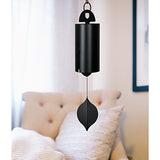 Woodstock Chimes HWLK The Original Guaranteed Musically Tuned Chime Large Heroic Windbell, Black