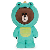 GUND LINE Friends Dino Brown Dinosaur Bear Plush Stuffed Animal, 12"