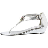 Dyeables Women's Cleo Sandal,Silver Metallic,7.5 B US