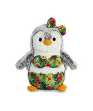 Aurora World Pompom Penguin Plush Toy Animal, Pompom Hula