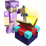 Minecraft Enchanting Room with 3.25-in Steve Figure & Accessories, Storytelling Adventure Play Set, Complete Play in a Box, Gift for Kids Ages 6 and Older
