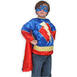 Super Hero: Role Play Costume + Melissa & Doug Scratch Art Mini-Pad Bundle [47883]